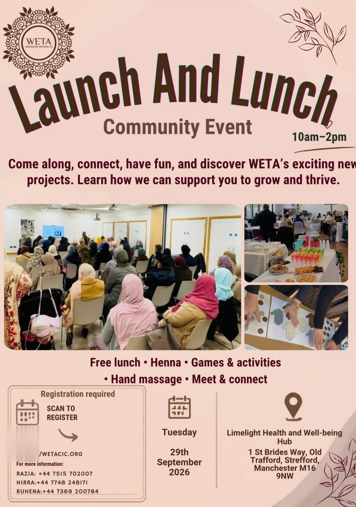 Launch and Lunch Community Event