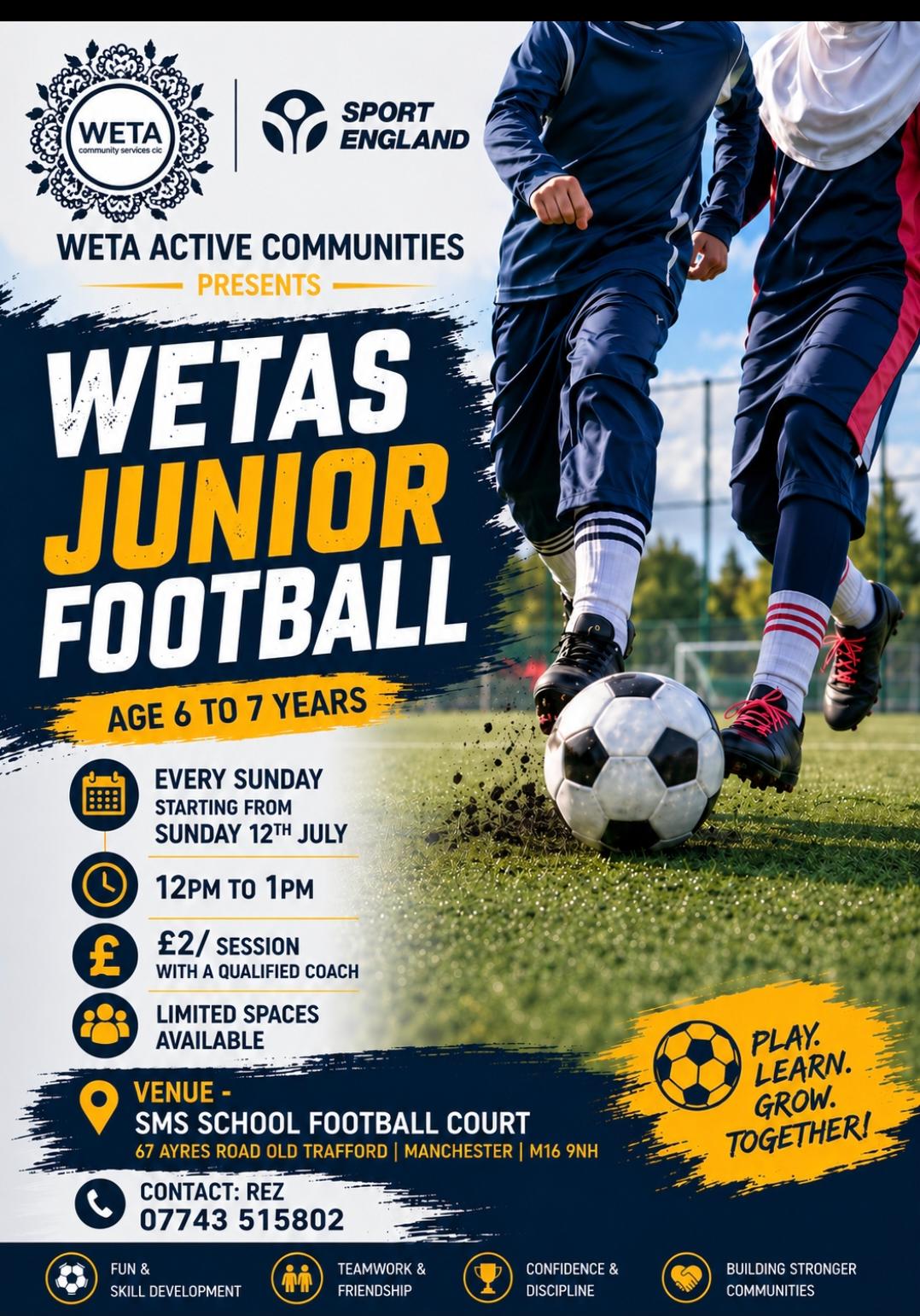 WETA Junior Football